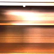 Vintage Scandinavian sideboard in blond teak