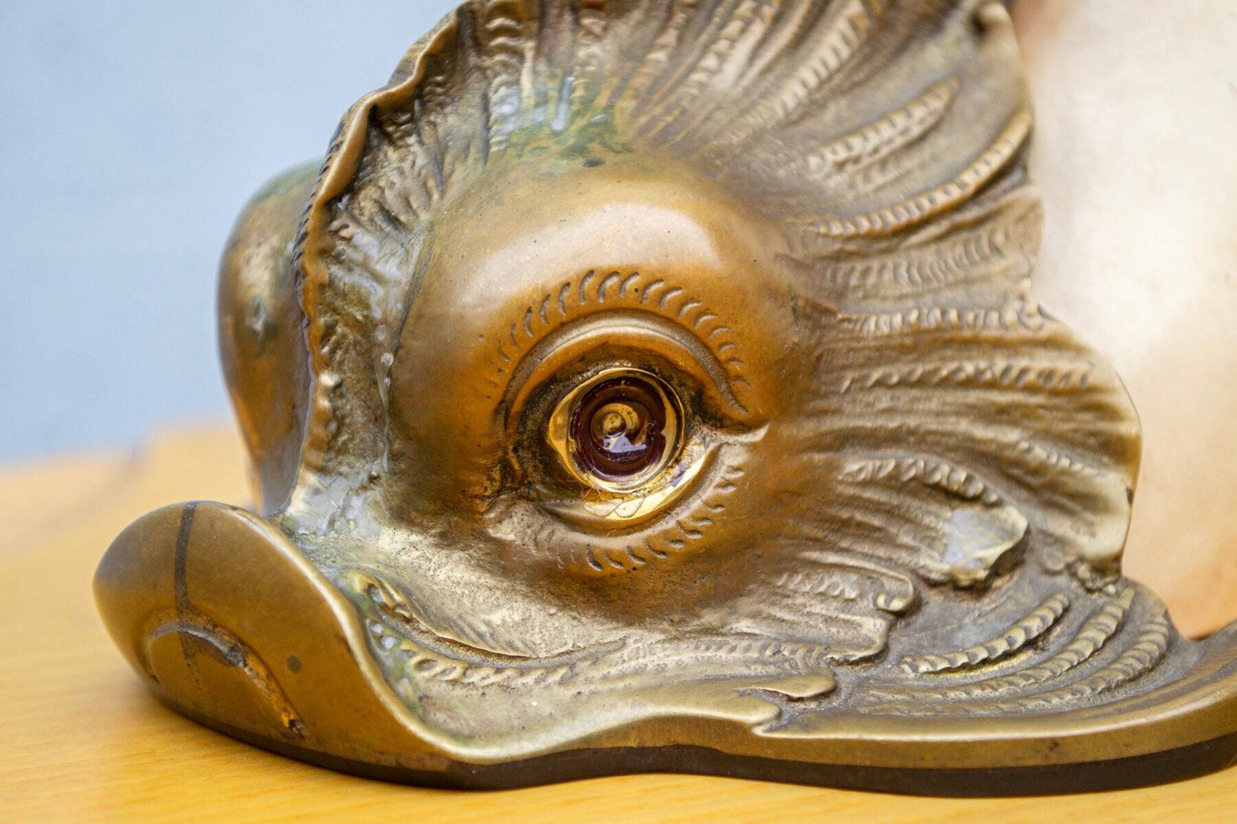 Portacandele a forma di pesce di Hauy Pouigo, Firenze, Italia, anni '70, set of 2