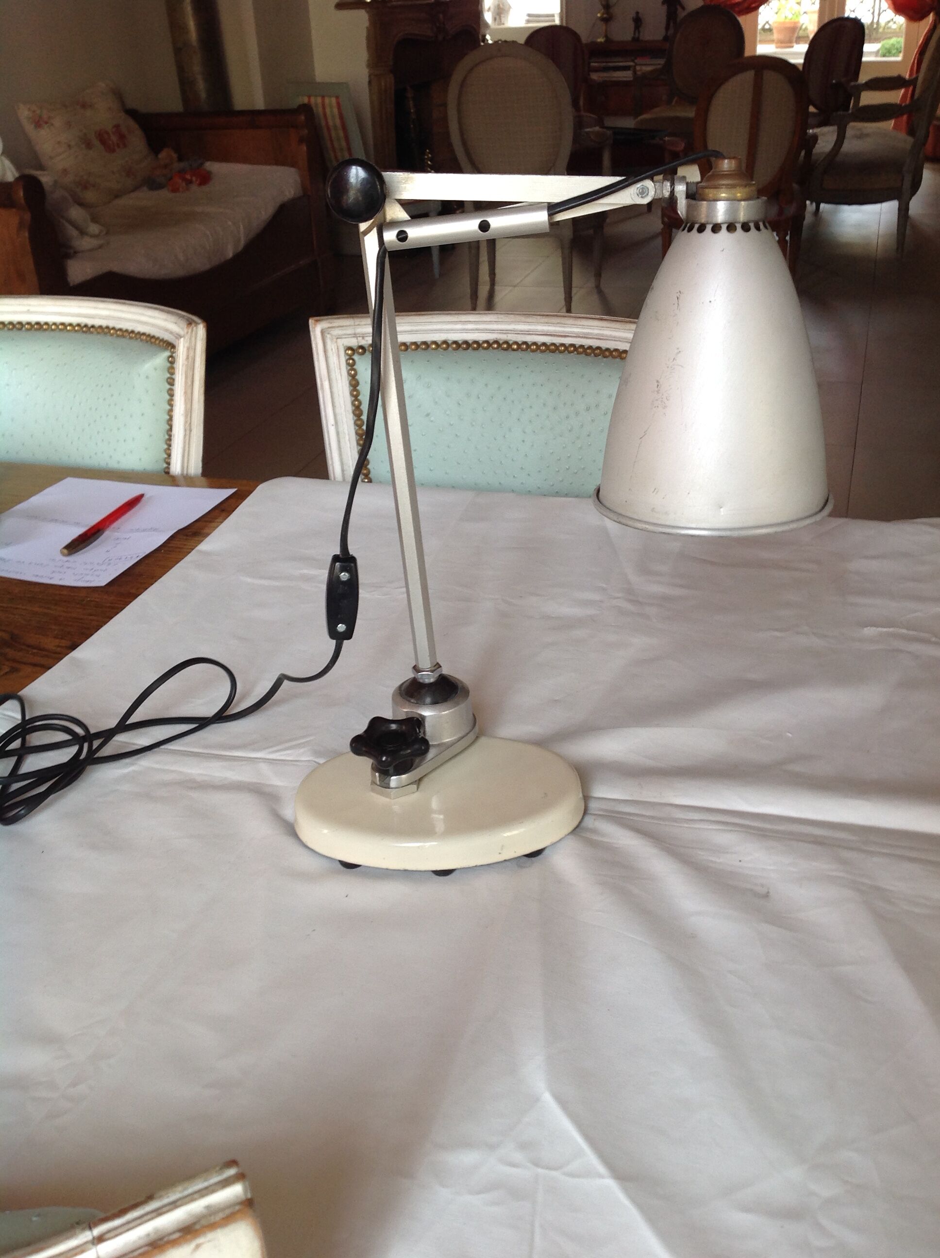 Vintage desk lamp, swivel, 70s