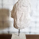 Woman's head in plaster