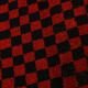Tapis vintage en laine à carreaux rouges et noirs 3x6, 107x180 cm SK 70252