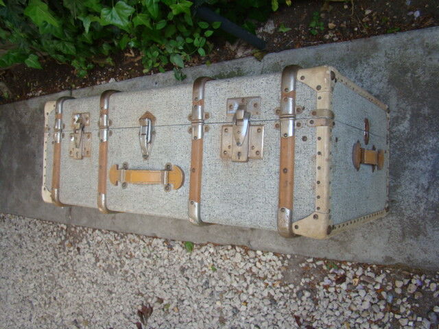 Old travel trunk