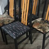 5 chairs design period 70/80