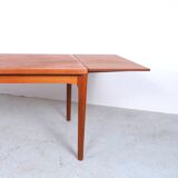 Extendable Dining Table by Henning Kjærnulf for Vejle Mobelfabrik, Denmark, 1960s