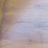 Teak chest of drawers and metal compass feet