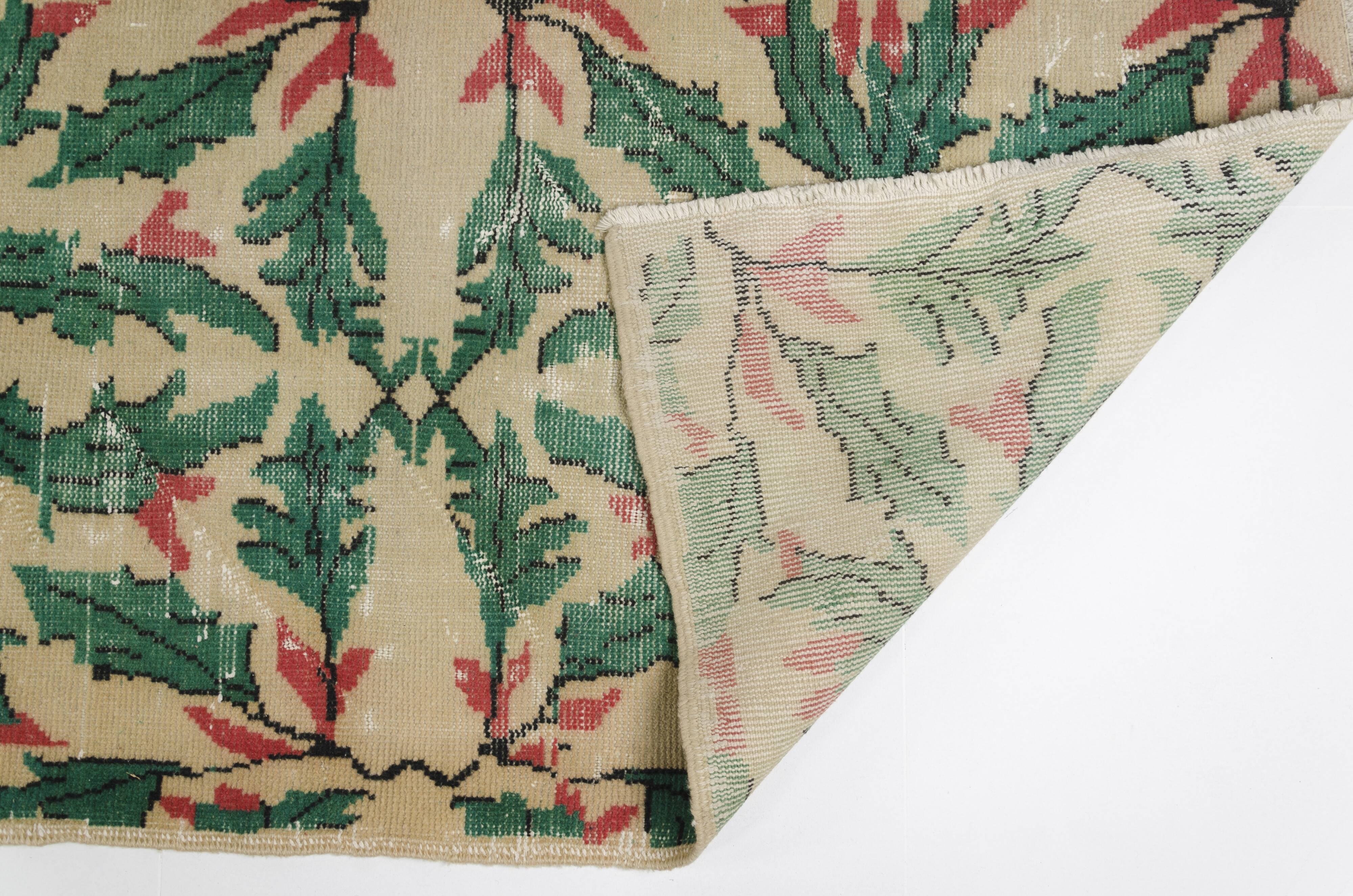 Oversize Oushak Vintage Turkish Rug sku 1102