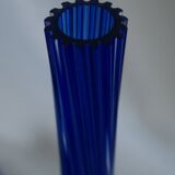 Vase soliflore en verre torsadé