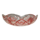 Chiseled crystal fruit bowl circa 1950-1960