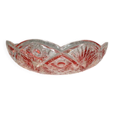 Chiseled crystal fruit bowl circa 1950-1960