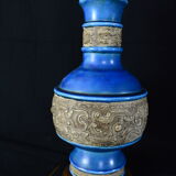 Pied de lampe bleu Zaccagnini