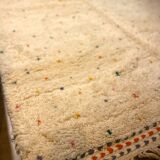Tapis berbère à petits pois multicolores