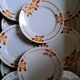 Suite of 21 stencilled plates