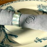 10 rounds of mother-of-pearl towels 1960