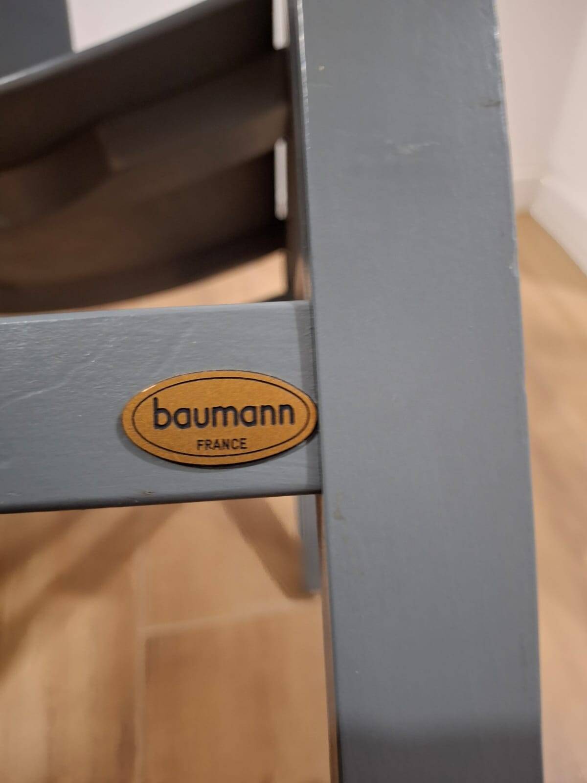 Pair of Baumann French Armchairs from the 1980s