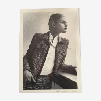 Vintage photo Karl Lagerfeld for Chanel Cruise collection