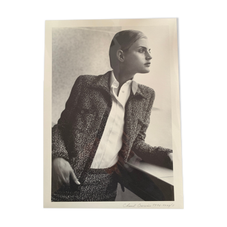 Vintage photo Karl Lagerfeld for Chanel Cruise collection