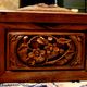 Vintage wooden box tea box 19th century Asia Indochina China
