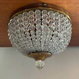 Vintage ceiling light with tassels from the 70s