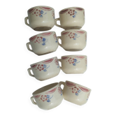Lot 8 tasse Lunéville