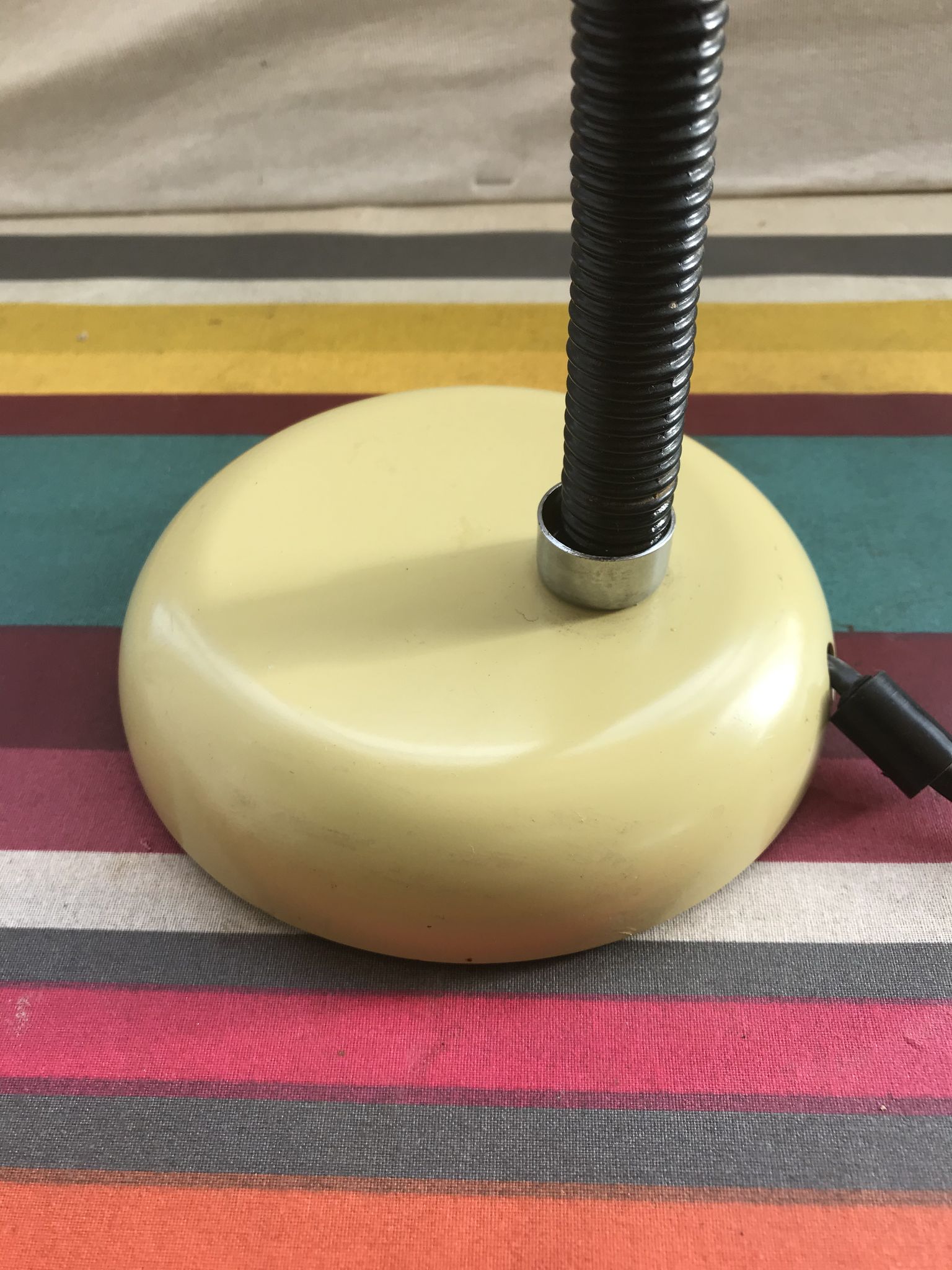 Lampe d'atelier beige, années 70