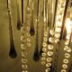 Italian Murano glass waterfall chandelier 1960