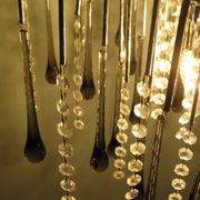 Lustre cascade en verre de Murano italien 1960