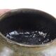 1983 sandstone cut enamels shiny and glaze cooking inside Bullée,Signed