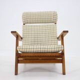Hans J. Wegner Oak Reclining Lounge Chair Model AP71, Denmark 1968