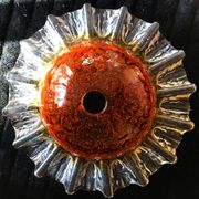 Mazzega murano glass pendant light