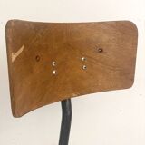 Tabouret haut industriel hauteur réglable