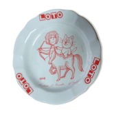 Cendrier publicitaire Loto des années 80