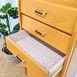 Vintage chest of drawers with tapered legs