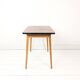 Bureau d’enfant vintage Mid-Century en bois table d’écolier rétro pour cham