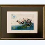 Tableau Georges Dussau (1947) – engraving 23/99 on embossed paper "vibration"