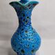 Mud amphora fat lava sea foam, Vallauris, vintage, 35 cm