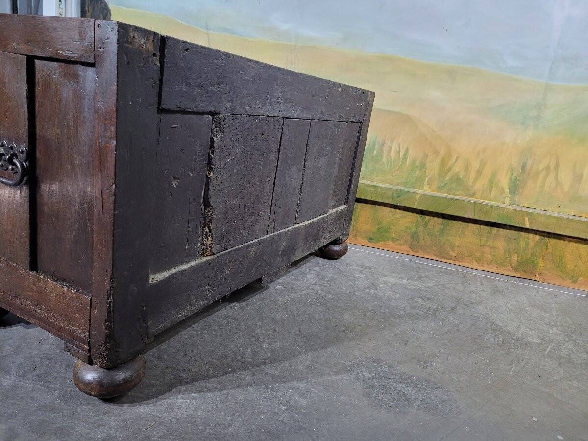 Jardinière en chêne et zinc