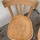 Suite de 4 chaises bistrot Baumann 1967