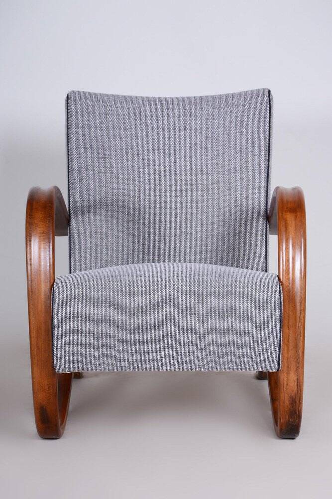 Fauteuil Lounge H-269 Art Déco tchèque par J. Halabala pour Up Závody, années 1930