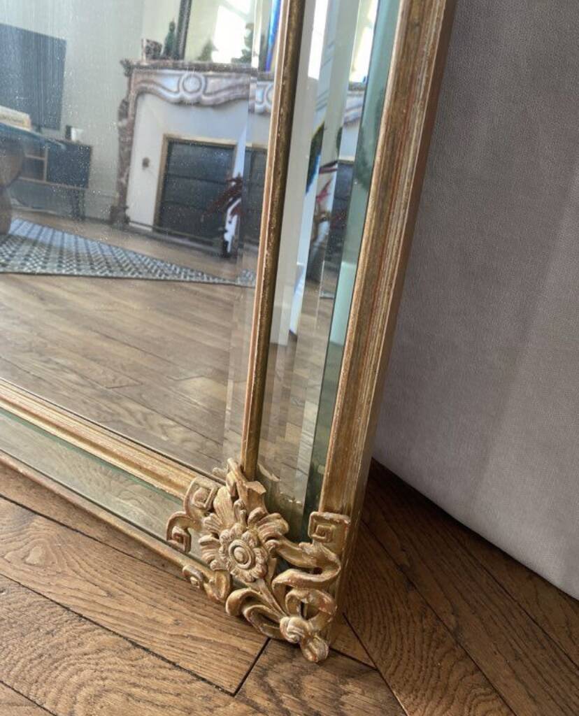 Miroir bois doré