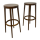 Paire de tabourets de bar Baumann