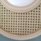 Mirror in rattan and canning