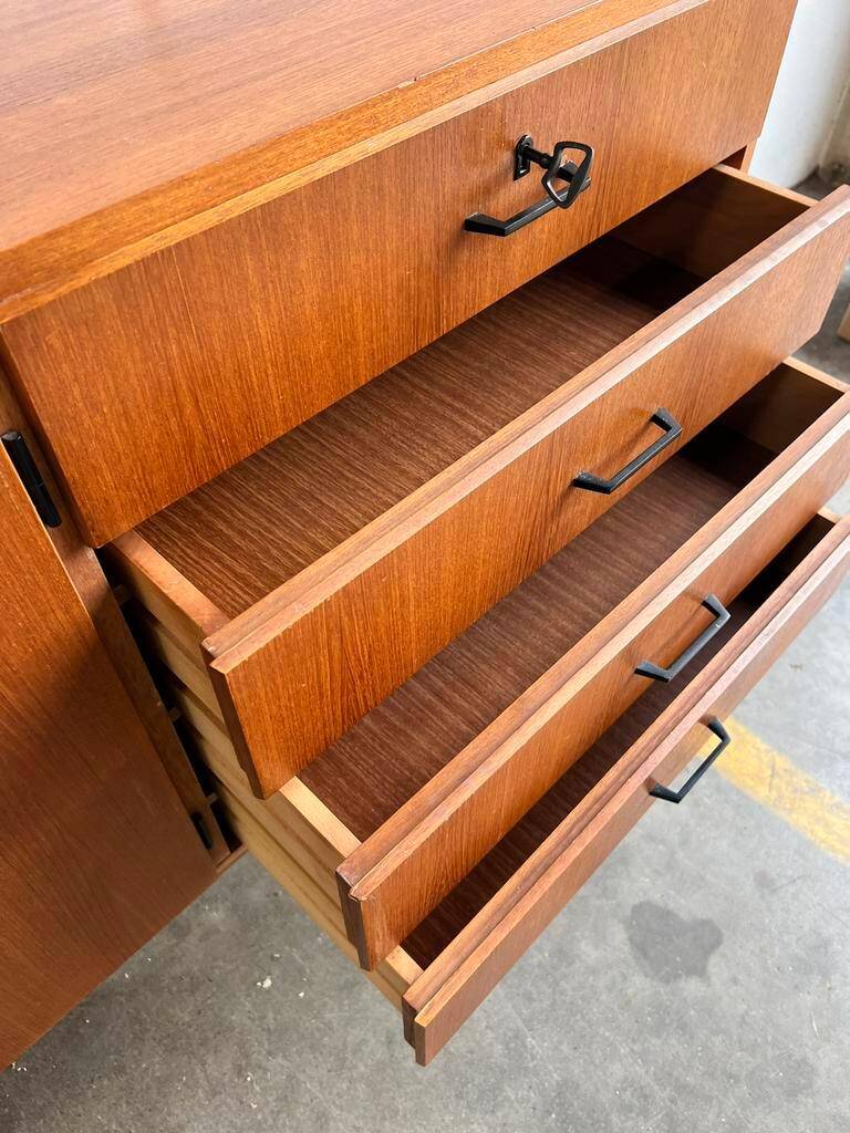 Vintage sideboard cupboard chest of drawers