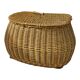 Panier vintage en rotin pour velo