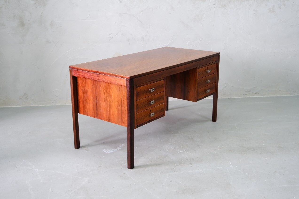 Rosewood Mid Century Desk, Norway 1970's