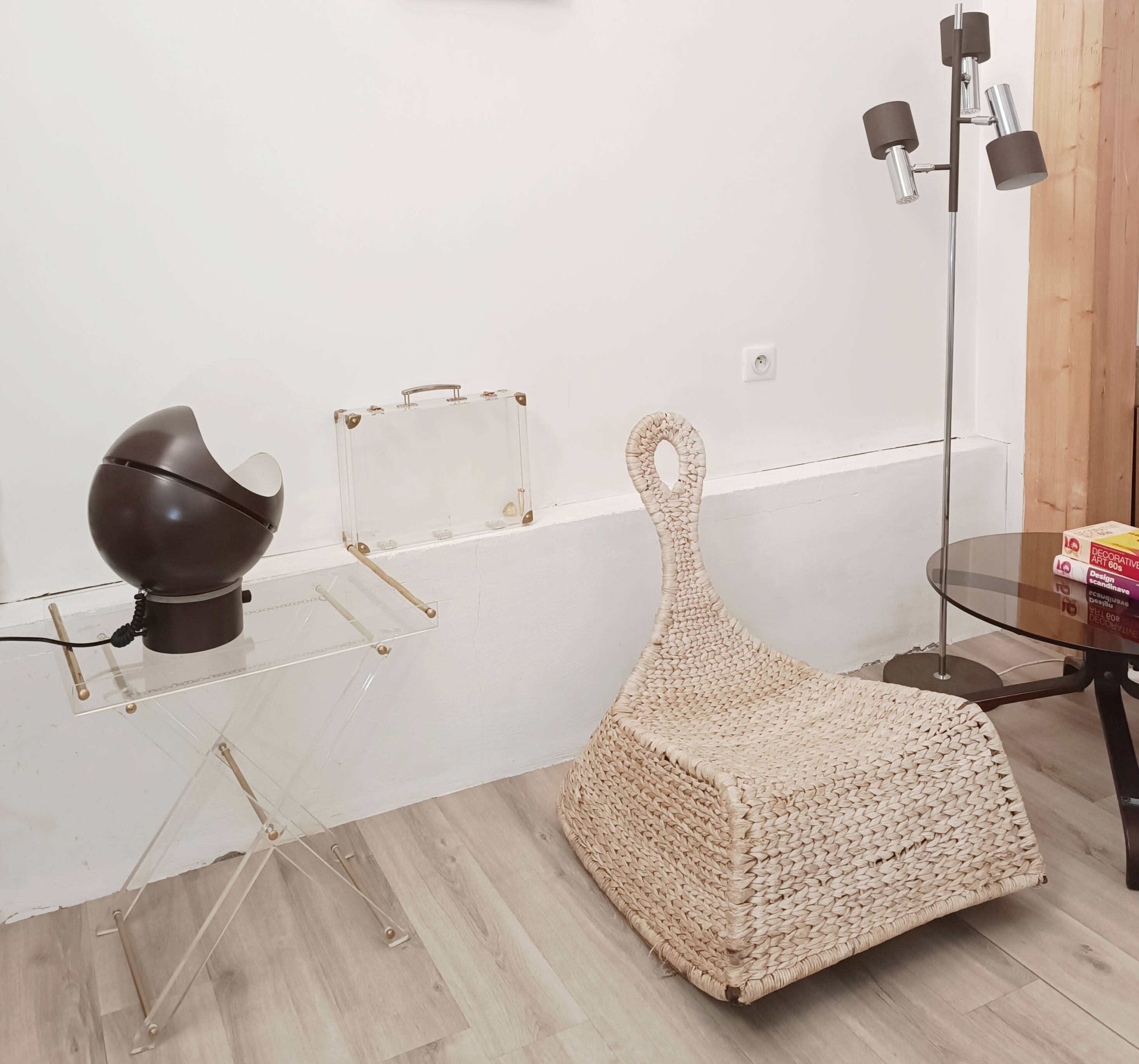 Folding side table Italy 1970s