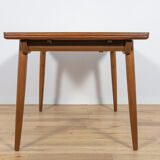 Table à manger en chêne extensible danois du milieu du siècle, années 1960