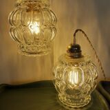 Set of two walking lamps