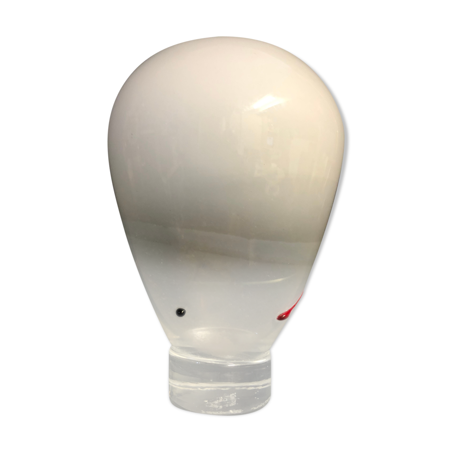 Archimede Seguso vase in Murano glass signed in vetri d'Arte blown glass