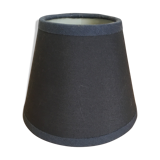 Blue fabric lampshade