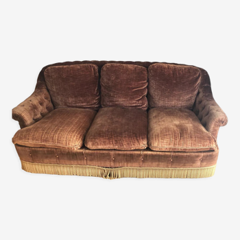 Brown vintage sofa